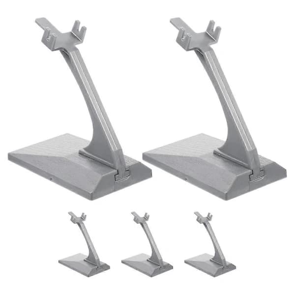 5 stk. Flymodel Display Stand Opbevaringsstativ til Husholdningsflymodeller – Nem Montering, Stabilt Bordstativ til Hjem & Kontor Grå 9.