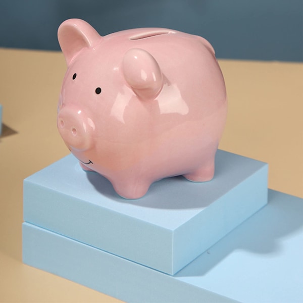 Keramisk spargris Mini söt myntbox spargåva myntbank