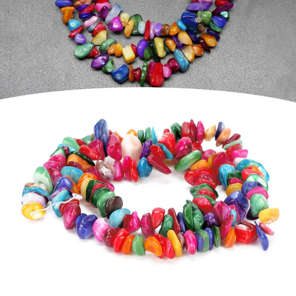Örhängen Halsband DIY Beads Oregelbundna Bead Pendant Tillbehör för smyckestillverkning #2
