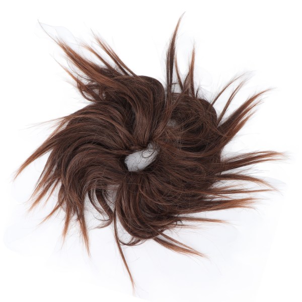 Moderigtigt hårbolle-forlængelse rodet bolle-hårstykke rodet hårbolle til Halloween-festboldQ17-12H24#