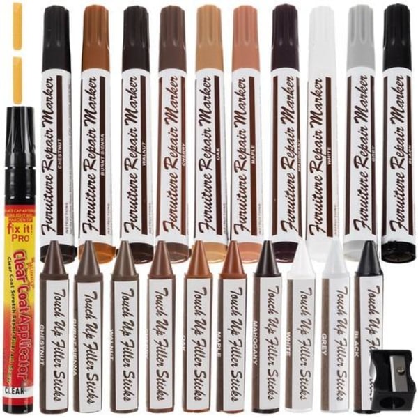 Reparationspen til Møbler - 21-pak multicolor—PA