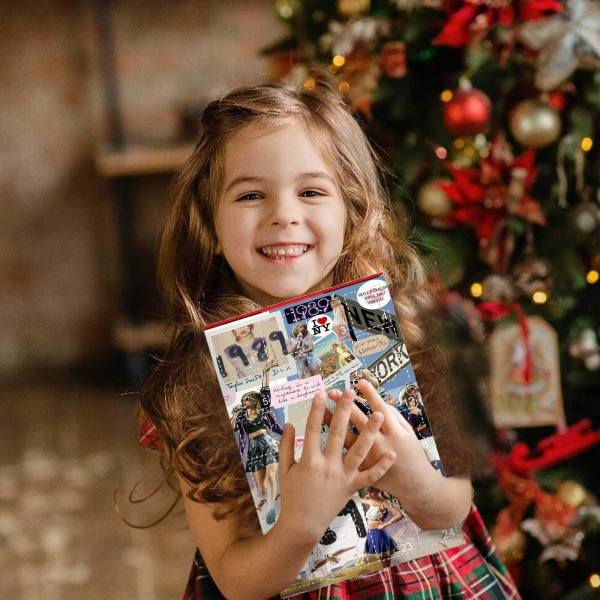 Taylor Swift Jul Adventsnedtælling Dekoration 24-delt Gave Akryl Dekoration, Nøglering Overraskelse Blind Box Q1