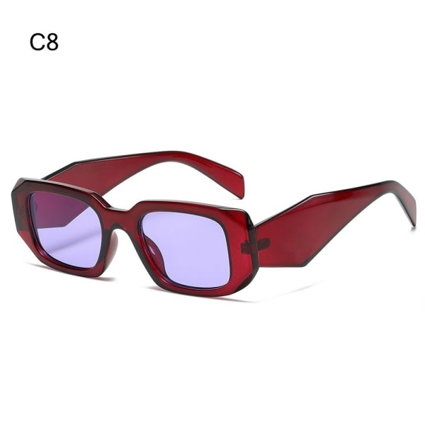 Rektangulære solbriller Y2K solbriller C8 C8 C8 C8