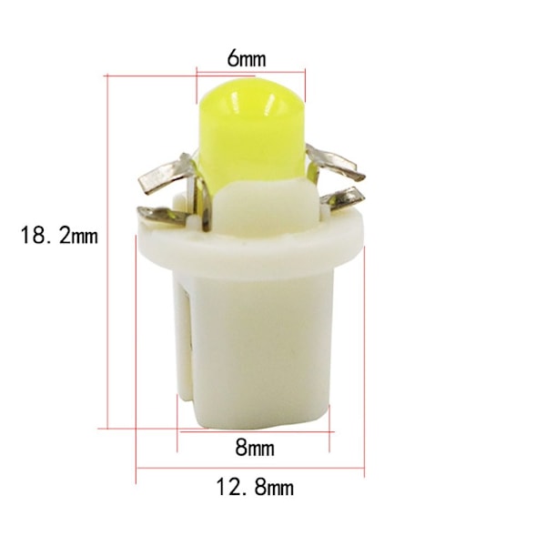 LED Instrumentbräda Ljus Bil Instrument Glödlampa BLÅ