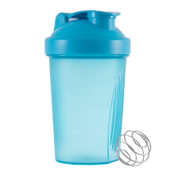 Kevyt shaker-pullo shaker-palloilla fitnessille Blue