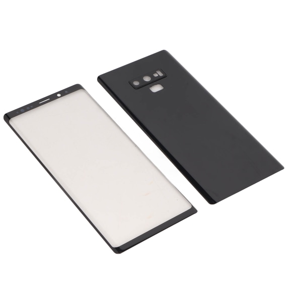 Telefonglasskärm och bakdörr Reparationssats för telefonskärm och bakpanel för Galaxy Note 9 Svart