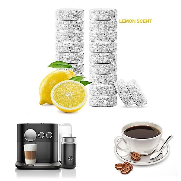 Kaffemaskin Rengöringstablett Brustablett Avkalkningsmedel Allrengöringsmedel Hemrengöringsverktyg Kökstillbehör.pa