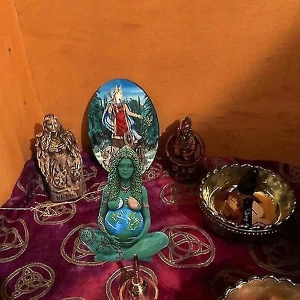 Gaia Statue af Moder Jord Figur til Haven