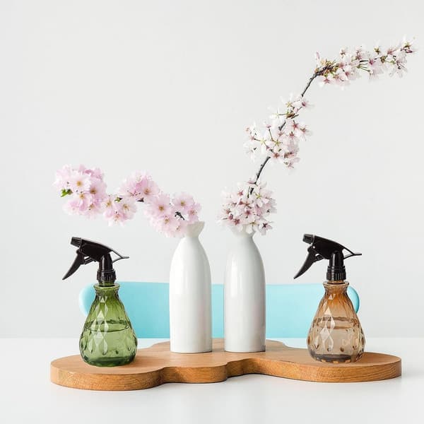 2 stk sprayflasker 500 ml sprayflaske med justerbart sprayhode vann