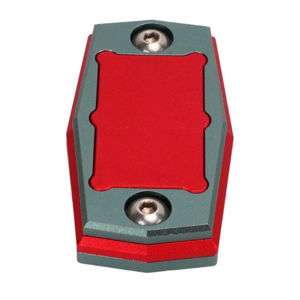 Biljardiliitupidike Kannettava alumiiniseoksesta valmistettu magneettinen case biljarditarvikkeita varten Tummanvihreä ja punainen