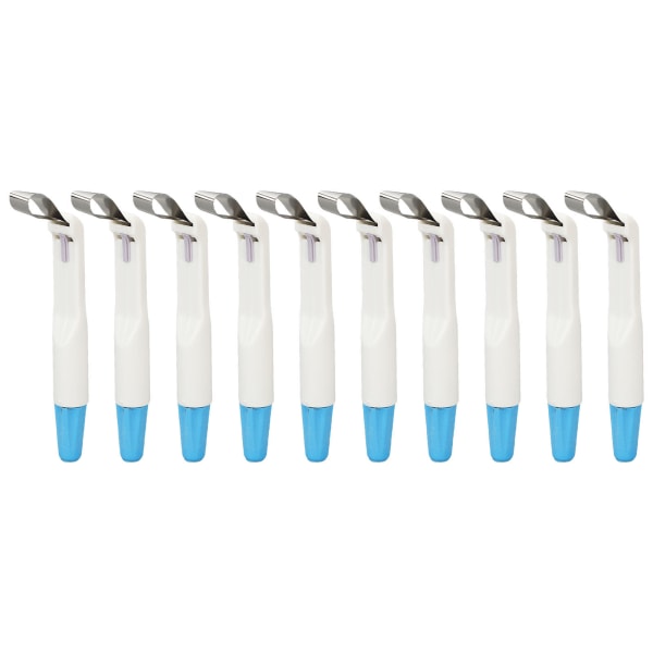 10 kpl Dental Matrix Band metalliset tasoittavat pinnat tiiviisti istuva hammasmatriisirengasjärjestelmä