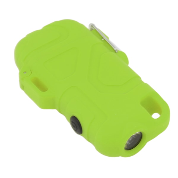 Double Arc Plasma Lighter Vindtett vanntett flammeløs USB elektrisk lighter med 3 gir justerbar lommelykt Grønn