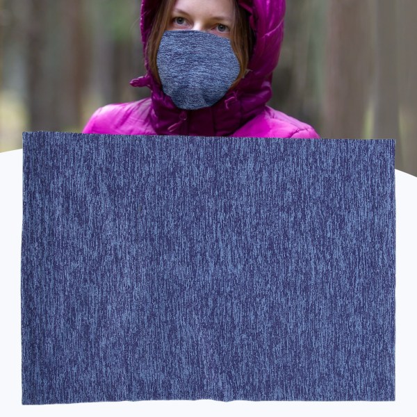 Multifunktionelt åndbart ansigtstørklæde Elastisk blødt vaskbart pandebånd Armbånd Hårbånd (blå)