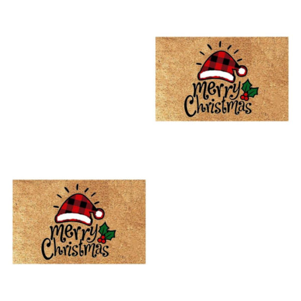 1/2 Pehmeä ja Mukava Merry Christmas Gnome Ovimatto Jouluhatulle Christmas hat 2Set