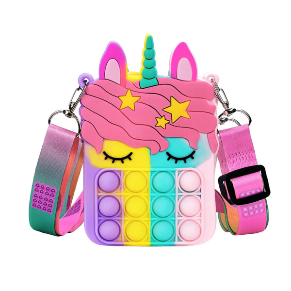 Stor rosa väska for flickor pop håndväska til hendes pop leksaker style 4