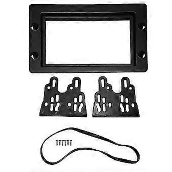 Bil Stereo Radio Fascia Dash Panel 2 Din Ramme Trim Kit egnet for SAAB 9-5