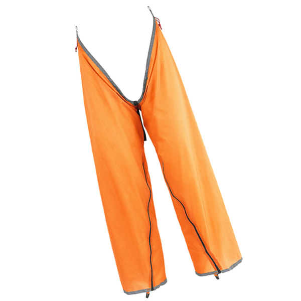 Regnbukser Vandtætte Letvægts Nylon Anti Slip Justerbare Multifunktionelle Regntætte Bukser Orange