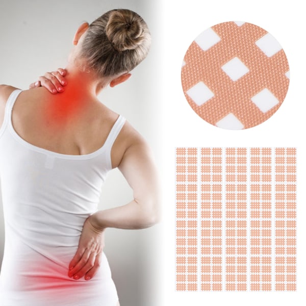 20 stk sæt Cross Tape Sports Muskelterapi Cross Tapes Sticker Patch til smertelindring (hudfarve)