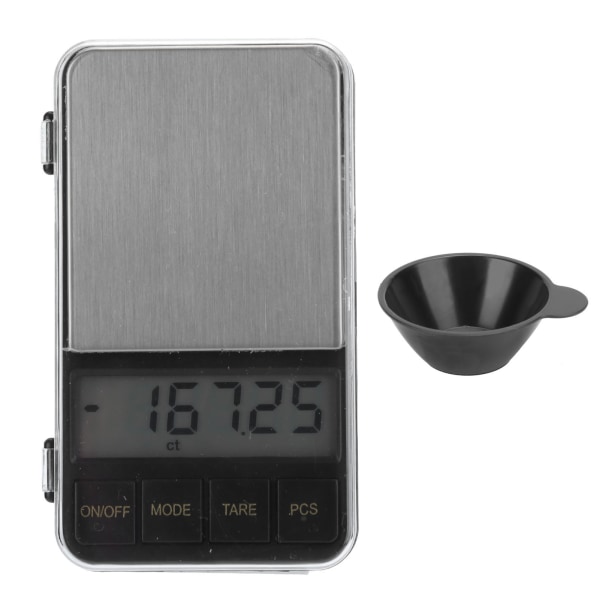 Mini digitaalinen taskuvaaka gramman paino keittiökoruille lääkepaino LCD-vaaka200g/0,01g