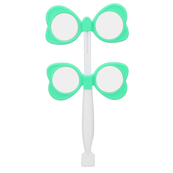 Optisk flipper Grønn optometri plastflip-linse med 5 synstestkort for nærsynstest ±200