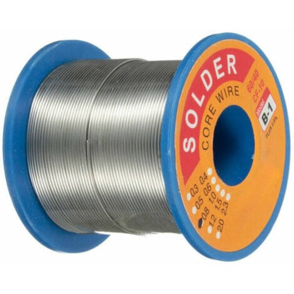 250 g 60/40 0,8 mm tenn-bly lödtråd Lödspole kolofoniumkärna