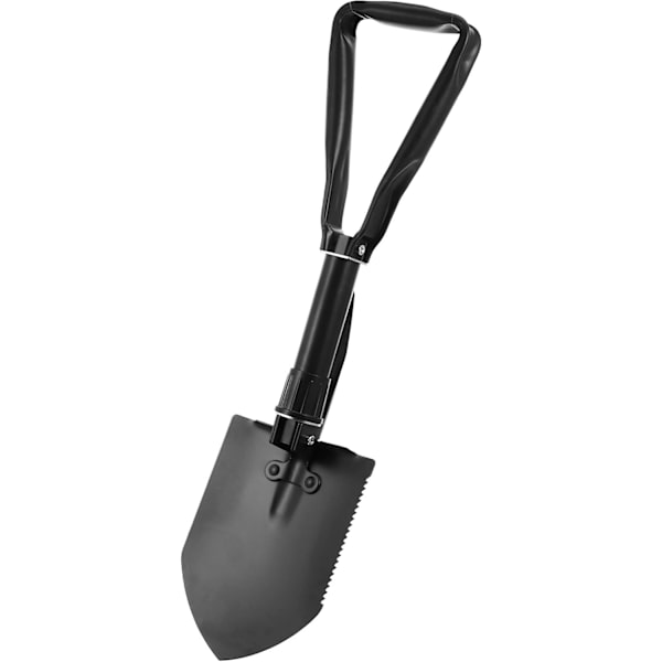 Multifunktionell hopfällbar spade Black Svart