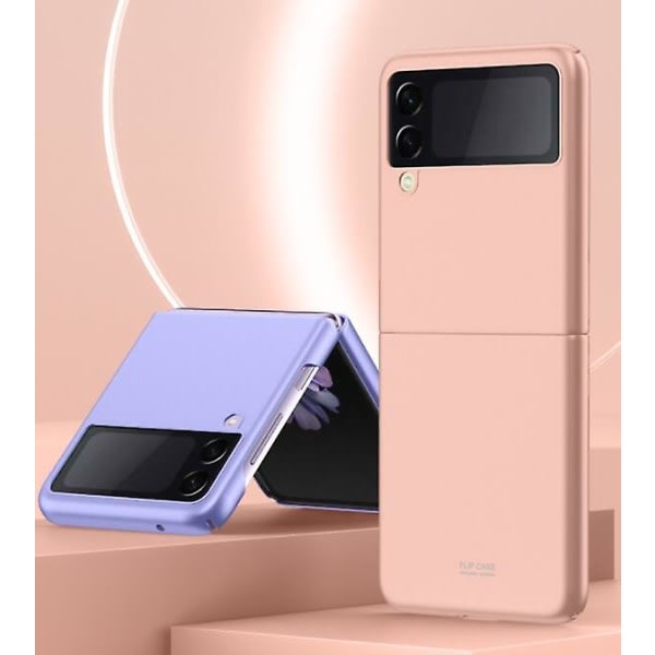 Telefonetui För Telefonetui For Samsung Galaxy Z Flip 3 5g Pc Telefonetui/flerfarvet Matt Telefonetui Rose Gold ingen
