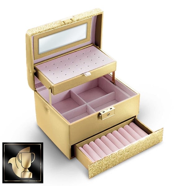 Lyxigt Smyckeskrin MS-705 Massido - Guld