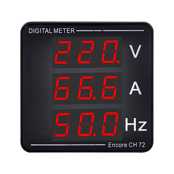 Paris Spännings- och strömmätare Frekvensmätare Digital display AC50-500V 1-140A Hög precision Digital mätare Voltmeter Amperemeter