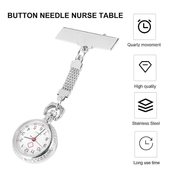 Quartz Urværk med Broche Nål.pa