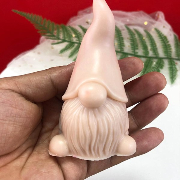 Ansigtsløse julemandforme til DIY-håndværk Gnome C