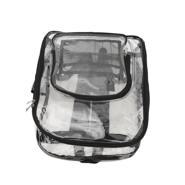 Genomskinlig ryggsäck Kraftig PVC-genomskinlig ryggsäck genomskinlig ryggsäck Vattentät för skolan Arbetsplats Travel College