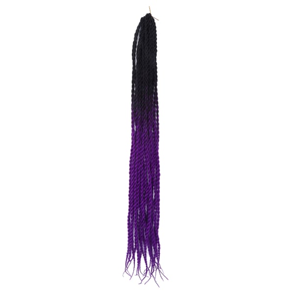 24 tommers kjemiske fiberfletter Punk Gradient Dirty Braid Weaving Braid Hair Extension 8#