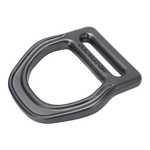 D-ring enkel slitsad aluminium 25KN karbinhake med spänne för utomhusaktiviteter