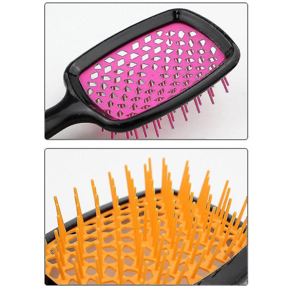 Fhi Heat Unbrush Wet & Dry Vented Detangling Hair Brush - musta Black