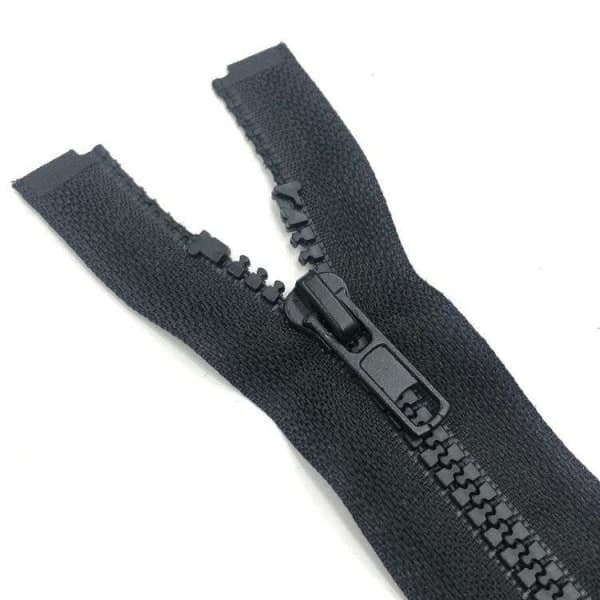 Vetoketju 75cm Split - Musta - DIY Musta