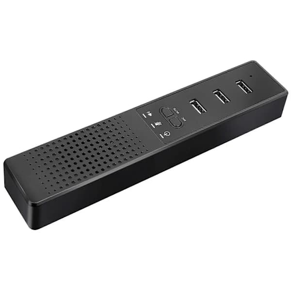 3-i-1 Computerhøjttaler med Mikrofon & USB Konferencehøjttaler, PC Mikrofon til Videokonferencer