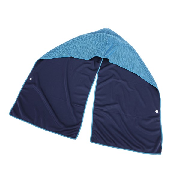 Kjølehettehåndklær U-formet hettegenserhåndkle Solbeskyttelse Quick Dry Sports Kjølehåndklær Himmelblå