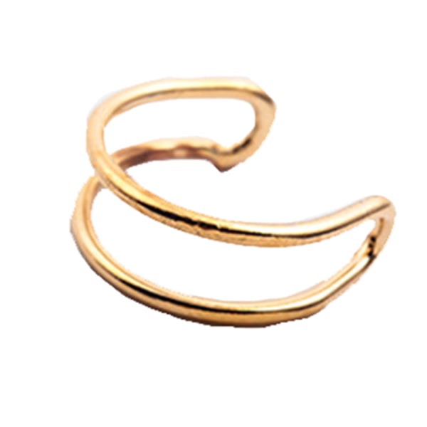 Stilfulde U-formede øreclips til kvinder Øreringe Øremanchetter Smykketilbehør (guld)