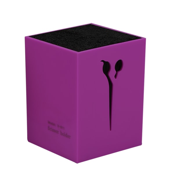 Ammattimainen kampaamokotelo Case Säilytyslaatikko Kampaamo Saksipidike (violetti)