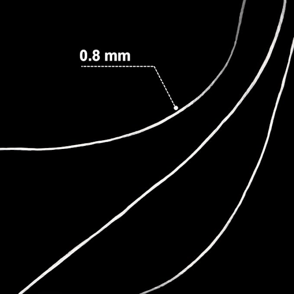 Pärla 0,8 mm snöre, slitstarkt snöre, pärltråd vit, 70 meter/rulle, används för att göra smyckesarmband, tråd för att bära pärlor