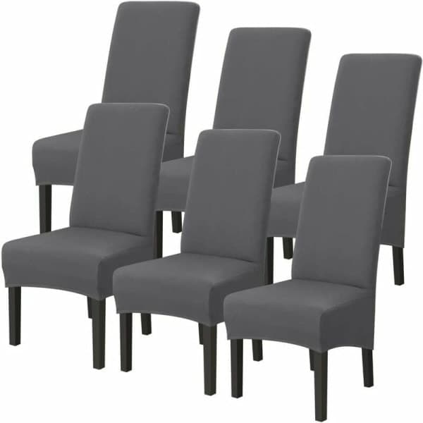 6-pakning vaskbare universelle stoltrekk i stretchmikrofiber