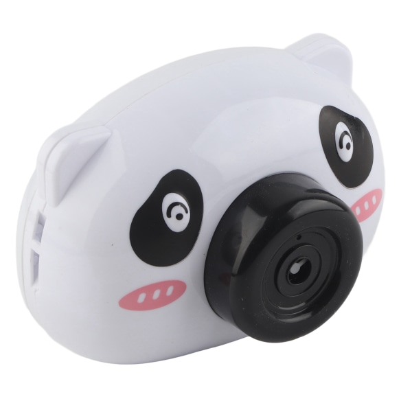 Kameraform boblelegetøj Sjovt lys Musik bærbar automatisk boblemaskine med bobleløsning til indendørs udendørs