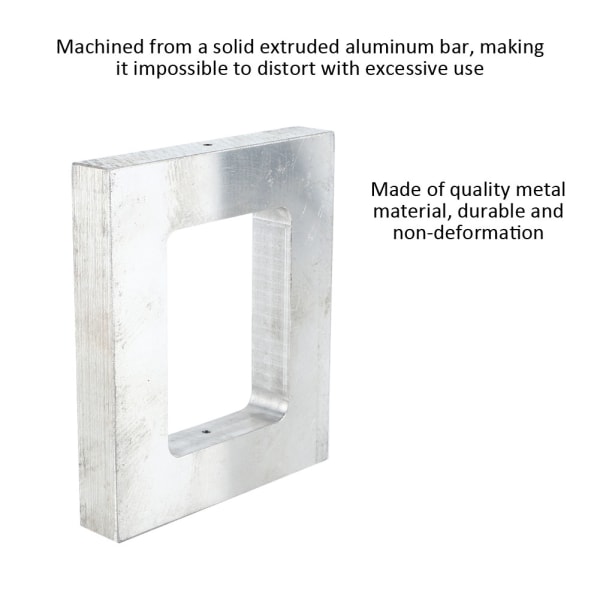 Enkelt hulrum til smykkefremstillingsværktøj i aluminiumsform (70*90*21 mm)