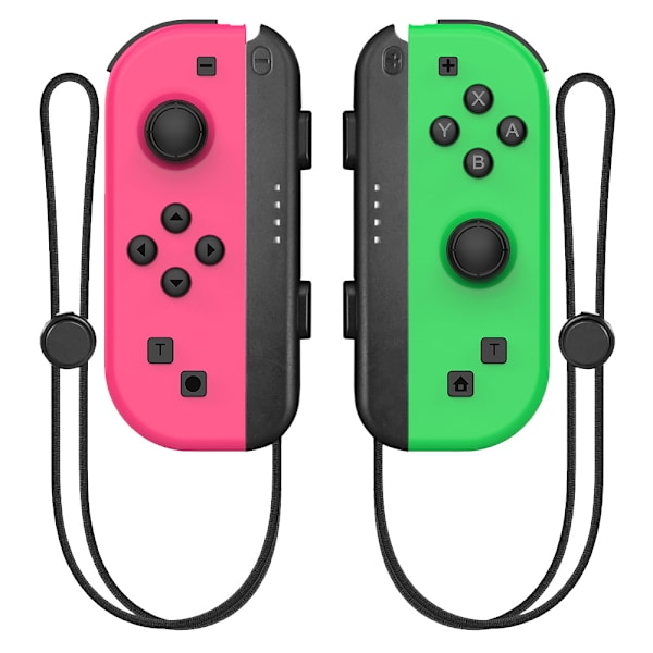 NS med fjernvekkingsfunksjon venstre og høyre håndtak joycon liten håndtak NS vert håndtak SWITCH Bluetooth håndtak Pink+Green+Bracelet
