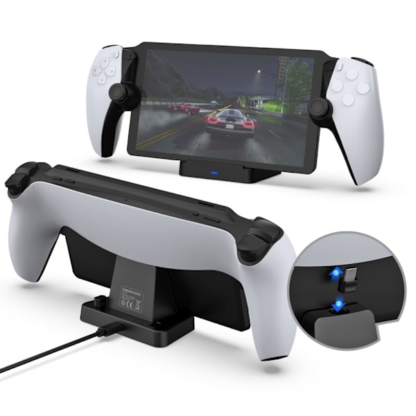 DOBE Sony Playstation Portal Laddningsställ Svart_paris