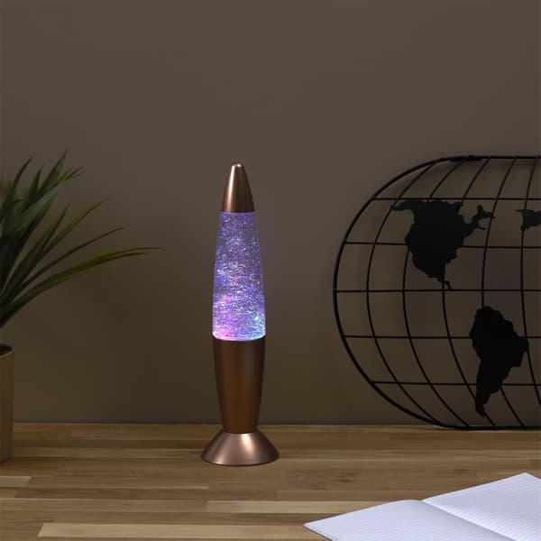 LED-lampe der skifter farve