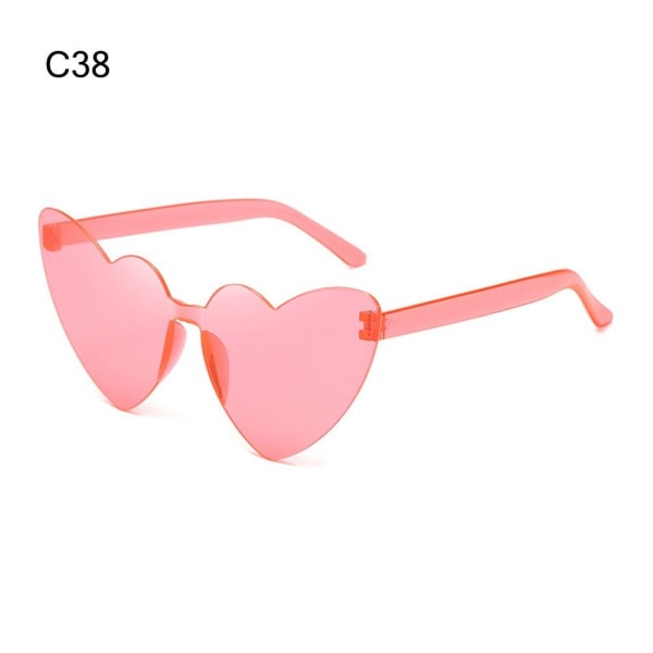 Hjerteformede solbriller Hjertesolbriller C38 C38 C38 C38