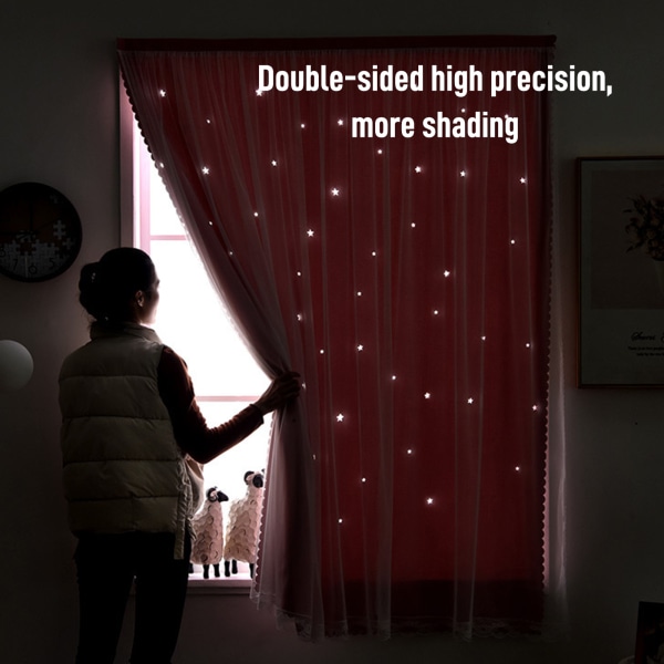 1,2x1,8m självhäftande bärbara mörkläggningsgardiner Enkelt att installera sovrumsfönster