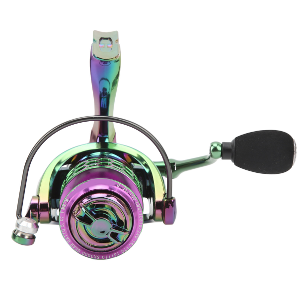 Lure Spinning Reel Metal Spinning Fishing Wheel Gapless 5.0:1 Hastighetsforhold fiskesnelle for ferskvann saltvann SK3000